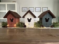 Disney Cedar Birdhouse/Home Decoration/ Disney Crafts/Mickey/ Crafts picture