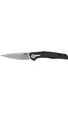 Pocketknives 0707 Frame Lock Black Carbon Fiber Titanium 20CV Steel picture