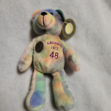 Timeless Toys Quarter Bear 2002 #48 Arizona Plush Beanie Collectible picture