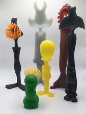 Set of 6 Warner Brothers Plastic Cooking Utensils VTG Looney Tunes Character NEW picture