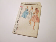 Vtg Simplicity Pattern #4931 Misses Evening Dress & Scarf Stole Sz 16 UNCUT 1963 picture