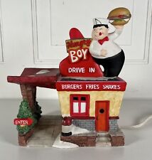 Hungry Boy Drive In Light up Village Christmas 1997 Seasonal Specialties Tested picture