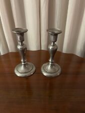 Vintage Royal Holland Pewter Candle Holders Made in Holland by Daalderop picture