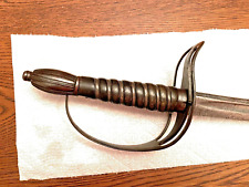 English Short Saber, Officer's Sword wDark Green Grip, Circa 1778/1779 picture