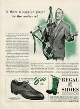 1942 regal shoes martin scotch grain leather whitman ma Vtg Magazine Print Ad picture