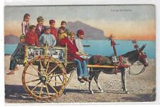 Sicily, Italy Vintage Postcard 'Carro Siciliano' picture