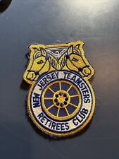 Vintage New Jersey Teamsters Retirees Club Patch picture