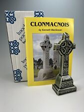 Clonmacnois Cross of the Scriptures Green Ceramic Knock Pottery Ireland Booklet picture