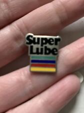 Vtg Super Lube Rainbow Pin picture