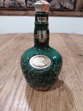 Vintage Chivas Brothers Royal Salute Scotch Whiskey Green Decanter EMPTY picture
