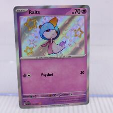 A7 Pokémon Card TCG Scarlet and Violet: Paldean Fates Ralts Shiny Rare 153/091 picture