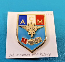 United Nations U.N. Medical Unit Corp Military Kosovo Medal Pin Insignia picture