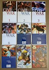 Lot of 9 Comic Books Civil War #1 2 3 6 X-men 2 3 4 Marvel Collection 1 Ultra 4 picture