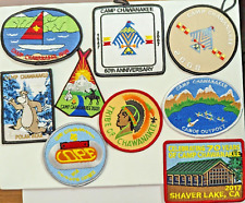 1997-2017 (Lot of 9) Camp Chawanakee Patches Sequoia Council California COPE picture