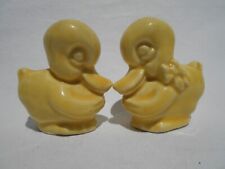Hand Painted Vintage Yellow Duckling Salt & Pepper Shakers Made in Japan B picture