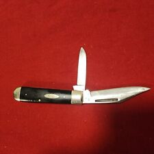 Vintage Case XX USA Pocket Jack Knife #31 SAB  Folding 2 Blades Wood Handle picture