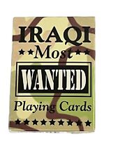 NEW Sealed Iraqi Most Wanted Playing Cards War USPCC USA Bicycle Poker Rummy picture