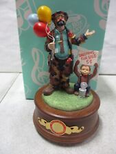 Weary Willie Balloon For Sale Emmett Kelly Figurine Music Box picture