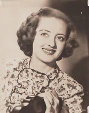 Bette Davis (1940s) ❤ Hollywood Beauty Stunning Portrait Vintage Photo K 520 picture