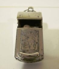 WWII Army Master Sergeant Italian Nickel Plated Whistle Efficio 1940s picture