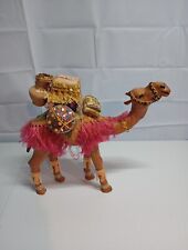 Vintage Moroccan Camel Very Detailed With Saddle Bags 12