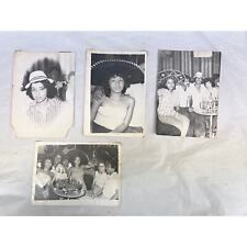 Vintage Black & White Photos Lot of 4 , Young Lady picture