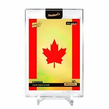 CANADIAN FLAG A mari usque ad mare Holo Gold Card 2023 GleeBeeCo #CNAR-G 1/1 picture