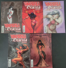 VAMPIRELLA Vs. DRACULA SET OF 5 ISSUES (2012) DYNAMITE COMICS JM LINSNER COVERS picture