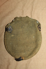 Original WW1/WW2 Era German Youth Small Size Brown Wool Canteen Cover w/Snaps picture
