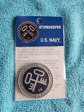 U.S. NAVY  Challenge Coin SK Storekeeper Engravable  picture