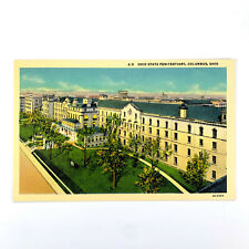 Postcard Ohio Columbus OH State Prison Jail Penintentiary 1940s Linen Unposted picture