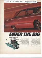 Original 1967 Dodge Coronet R/T vintage print ad:  
