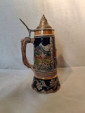 Vintage West German Musical Beer Stein Non-Working Music Box see descrip. 9 inch picture