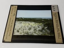 LJA Glass Magic Lantern Slide Photo PROVINCETOWN SAND DUNES A REEF AND THE OCEAN picture