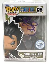 Funko Pop One Piece Luffy Snake-Man SE #1266 Signed by Colleen Clinkenbeard PSA picture