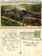 Monessen PA St Leonard's School Church Postcard Used (44812) picture