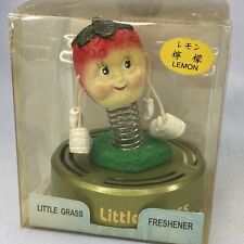 Vintage Chinese Xiaocao Little Grass Freshener Bobble Head Strawberry Lemon Rare picture