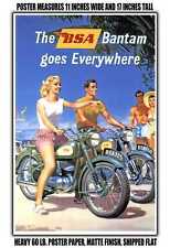 11x17 POSTER - 1951 The BSA Bantam Goes Everywhere picture