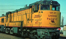 Vintage Train Postcard Union Pacific Twin Engine U50 #47, Unposted picture