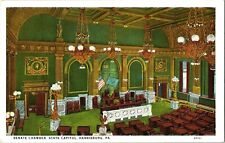 Postcard 1932 Senate Chamber Harrisburg Pennsylvania A28 picture