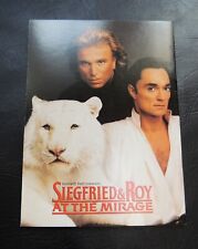 Siegfried and Roy at the Mirage Las Vegas 1994 Souvenir Program Excellent picture