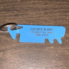 Vtg Comet Bowl - Charles City, IA - Ad Keychain picture