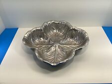Wilton Armetale Co RWP Pewter Cabbage Leaf-shaped salad serving bowl picture