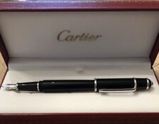Cartier Diabolo Fountain Pen - Black, Platinum picture