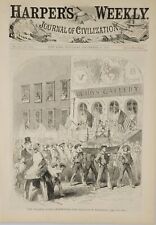 Harper's Weekly 9/11/1858  Atlantic Cable Celebration / Quarantine Ruins picture