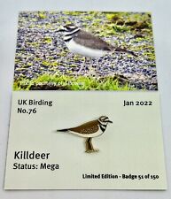 Killdeer - Pin Design 76 - UK Birding - Enamel Pin Badge picture
