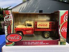 Coca Cola 1957 Chevrolet Stake Bed Truck Bank 1:25 ERTL Diecast New In Box picture