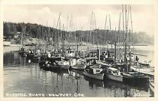 Postcard RPPC Oregon Newport Fishing Boats Gilmour 23-10147 picture