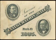  1885 Grover Cleveland President Inauguration Ball Program  picture