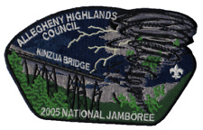 2005 Jamboree Allegheny Highlands Council NY Kinzua Bridge JSP Black Bdr (AR188) picture